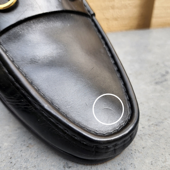 Cole Haan Ascot II Gold Horsebit Leather Loafer C02498 Dress Shoe Black 11M - Picture 12 of 12